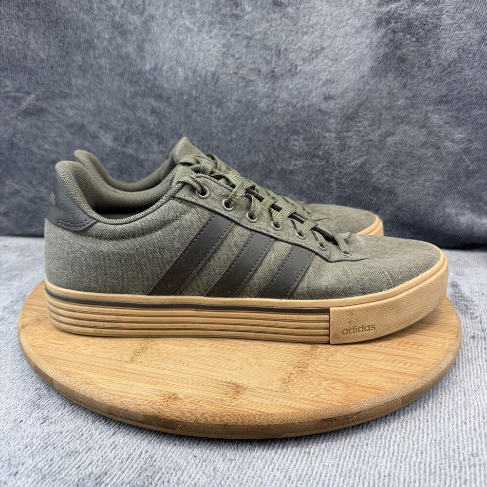 Adidas IF4494 Shoes Mens Size 10 Green Canvas Casual Walking Low Top Sneakers